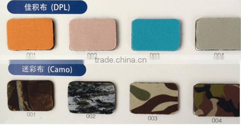 wholesale neoprene fabric laminated T cloth polyester fabric for laptop sleeve, footwear, abnehmen, fishing waders and lining