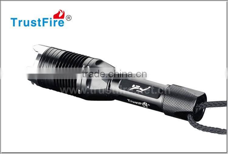 Hot sale cree flashlight TR-J1 with one CREE XM-L T6 1000 lumen rechargeable battery !!!