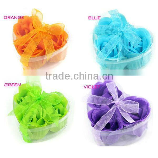 Pretty 3pcs decoration flower soap/soap flower