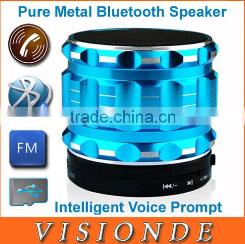 New Arrive S28 Metal Mini Stereo Portable Handfree Bluetooth Speaker Mic+TF Card Slot Wireless Speakers 5 Colors JL*DA1073#C8*50