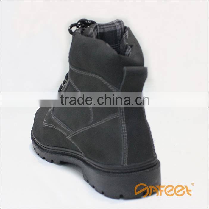 TOP Quality Black Steel Safety Shoes, Engineering Working Safety Shoes SA-2205