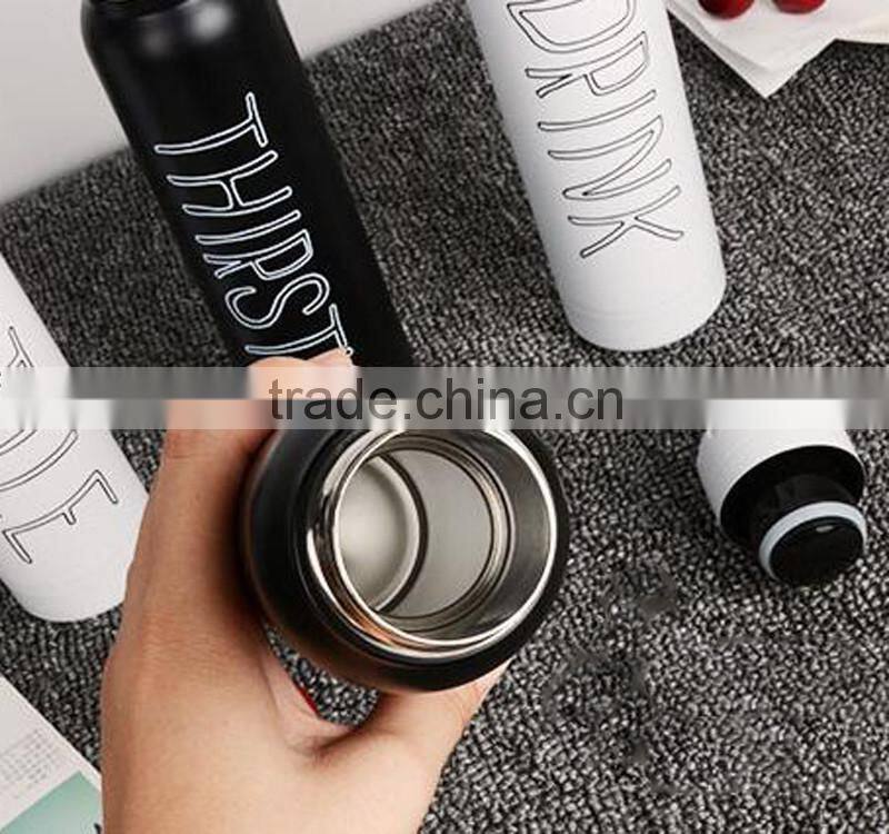 New Product 2016 Vacuum Insulated Double Walll Stainless Steel Water Bottle