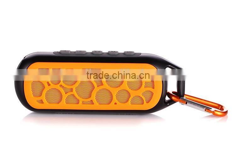 2016 Portable Waterproof outdoor wireless stereo Bluetooth 3.0 Shower speaker With one-key callback