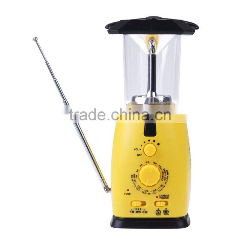camping led solar hurricane lantern with phone charger