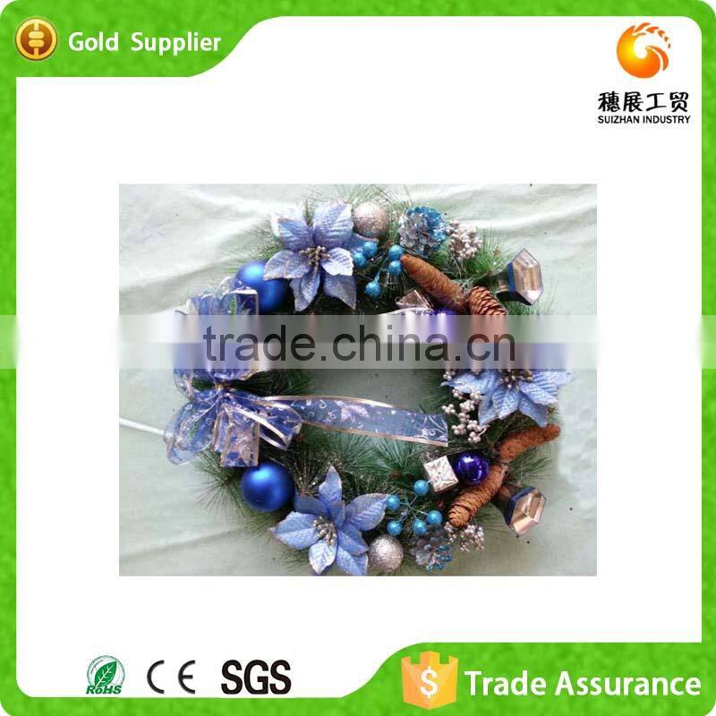 Popular Design Shape Gift Ideas 40cm Dia Xmas Decorative Door Wreath