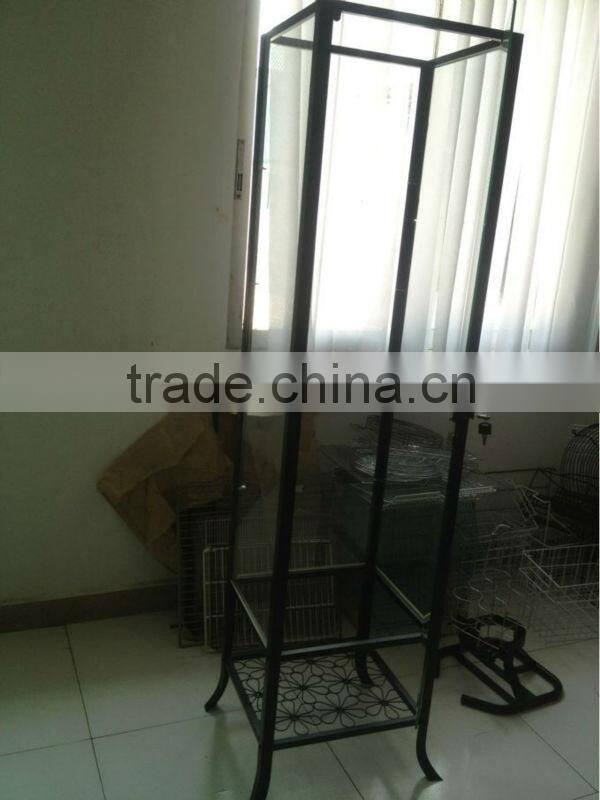 transparent glass wine and cup cabinet