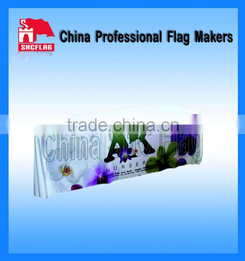 Custom Design Dye Sub Printed Table Throw Round Table Cloth Round Tablecloth