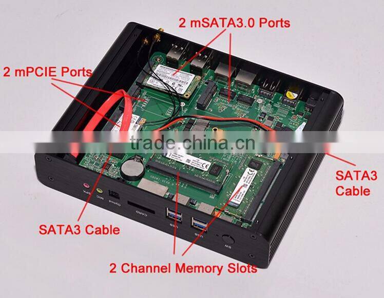 Intel NUC Fanless Computer Core i7 Win 8 intel atom gaming mini pc