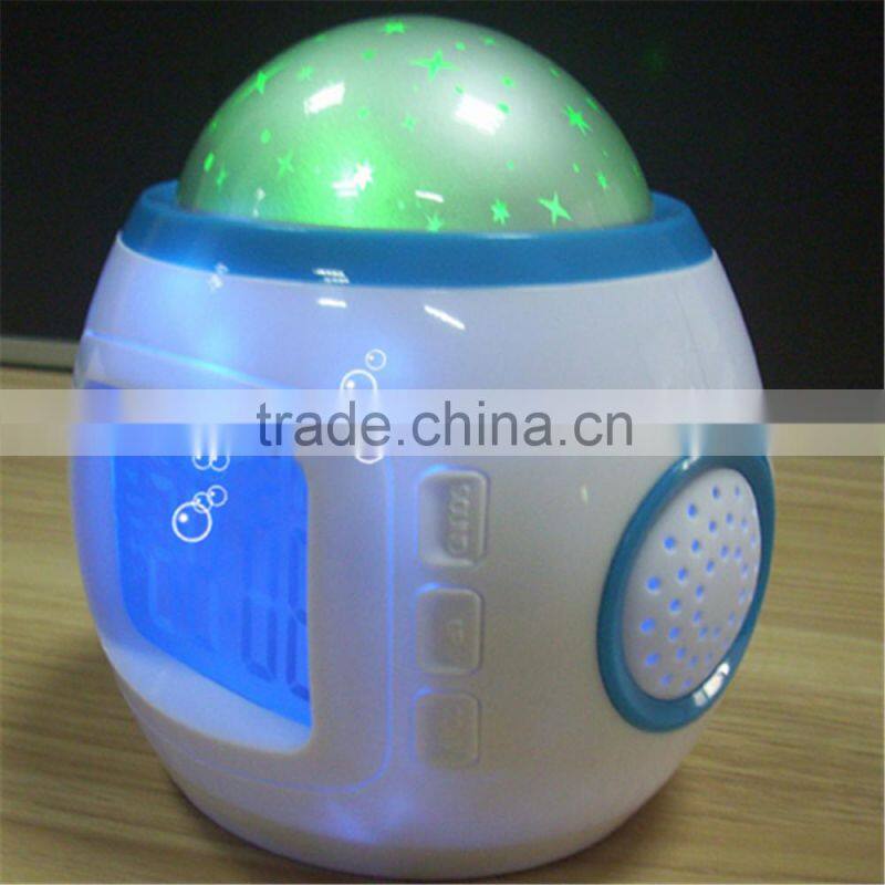Soothing Night Sky Star Projector. Music Player With Nature Sounds Auto Shut Off And Volume Control. Mood Starry Light Lamp