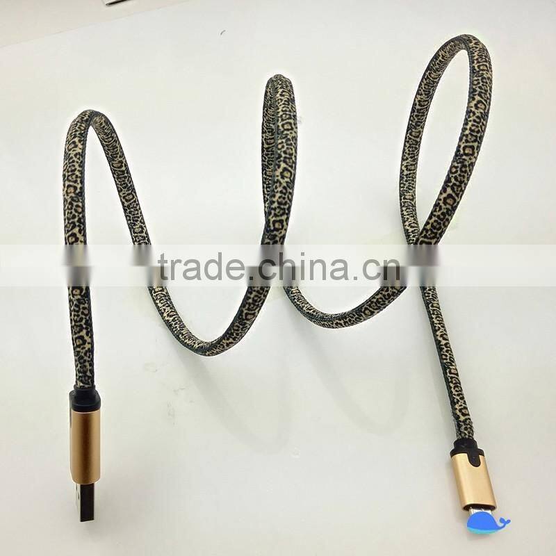 mobile accessories flash light LED usb cable type C USB LED cable with logo