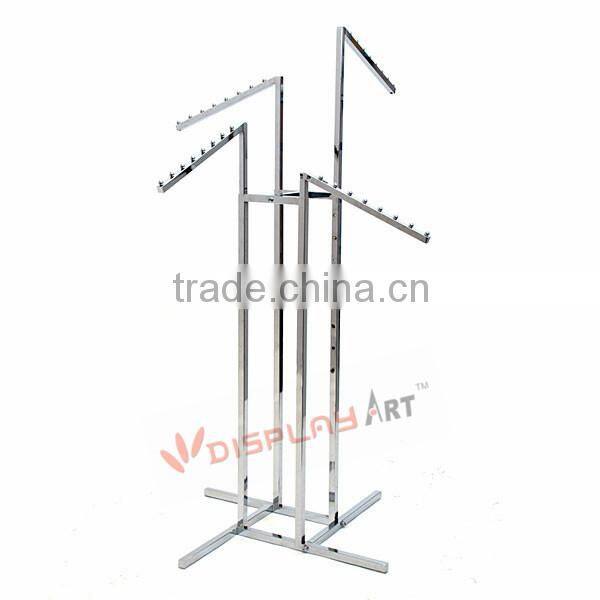 Steel tubing 4 arm Clothing rack