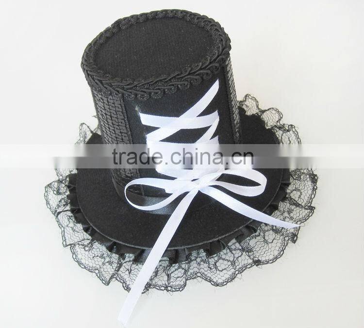 MYLOVE black fascinator party hat festival headwear MLGM036