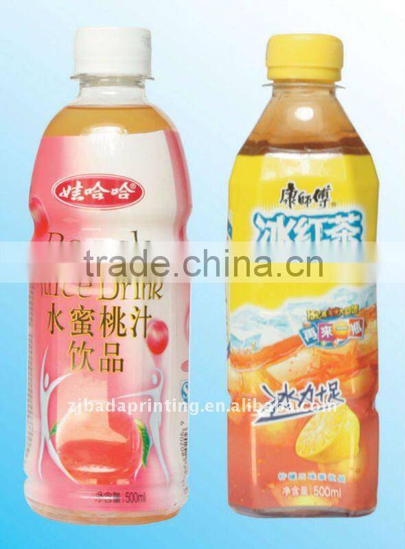 PVC soft drink label