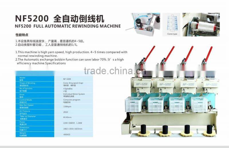 Automatic embroidery thread winding machine