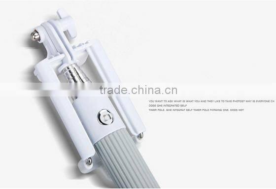 The monopod selfie stick with aux cable and camera