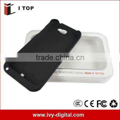 For Samsung Galaxy Note 2 N7100 Mobile Buckup Battery Case 3200mAh