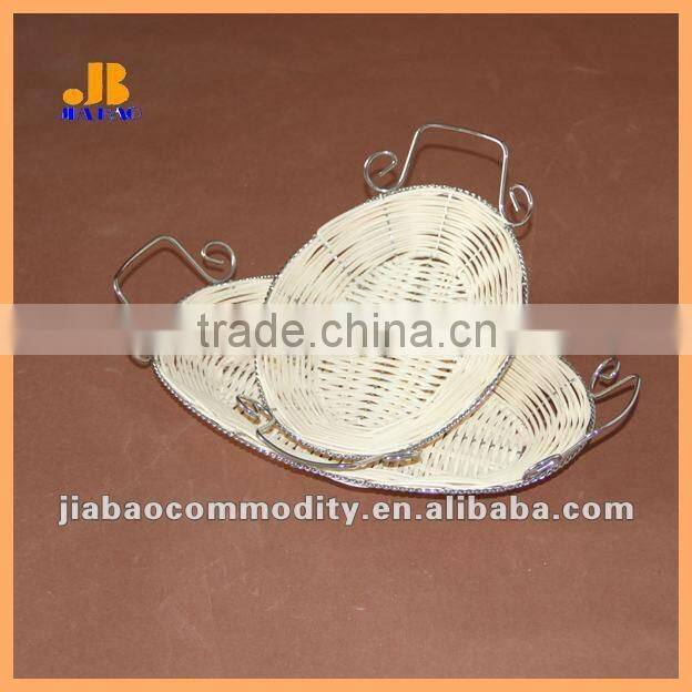 oval rattan gift basket