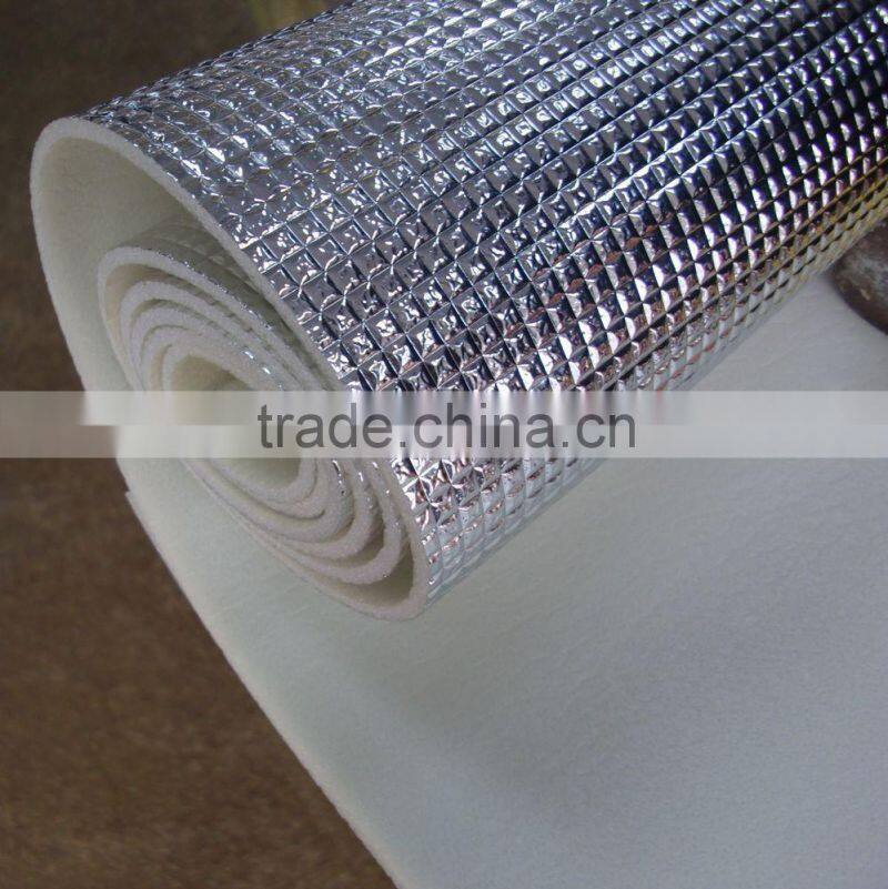 Aluminum foil laminated epe or xpe foam heat insulation construction materials