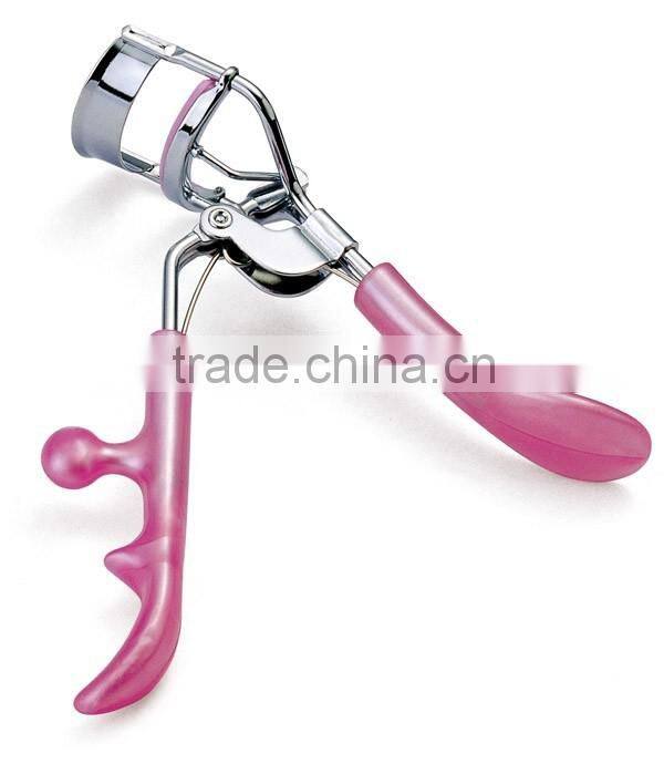 Wholesale beauty eyelash curler with plastic handle