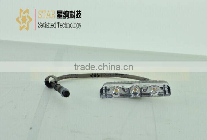 3led high quality strobe grill light