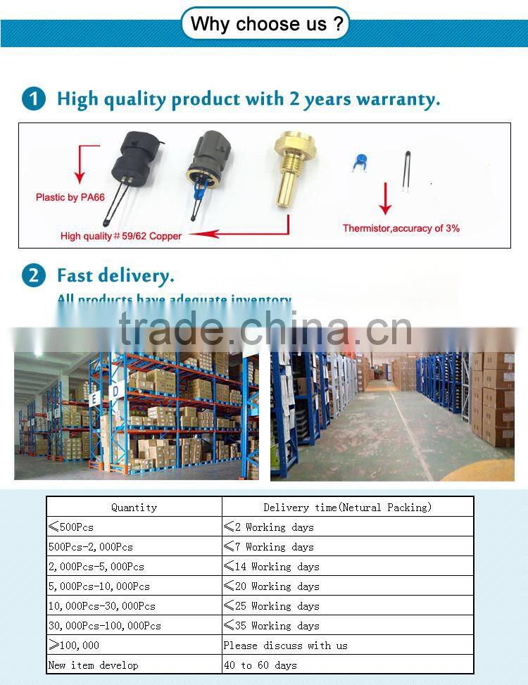 Coolant Water Temperature Sensor for DAEWOO/ OPEL/ RENAULT 1342850/96253551/90411977