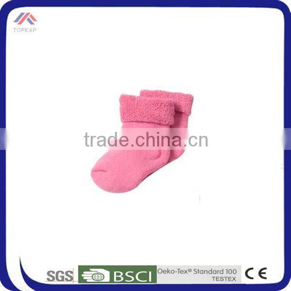 Wholesale high quality custom 100% baby cotton socks