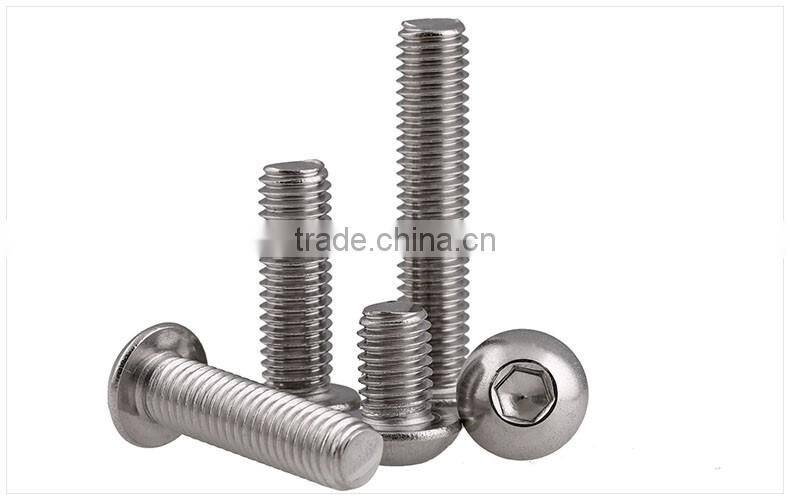 socket pan head mahine screw/stainless socket screw/stainless pan head machine screw