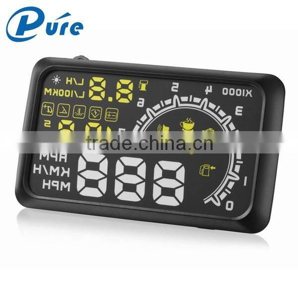 Head Up System Auto Electronics Head Up Auto Electronic HUD OBD 5.5" Screen Head Up System