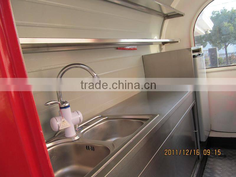 mobile food trucks hot dog cart with crepe maker mobile catering van