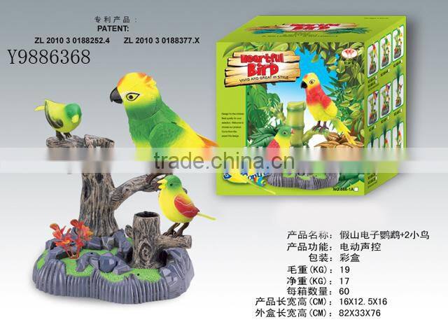 sound control singing bird toy support iphone control digi birds toy Y19133002