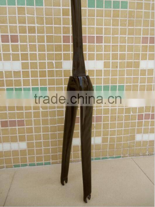 Full Carbon Fiber 700C Road Tapered Fork 12k weave