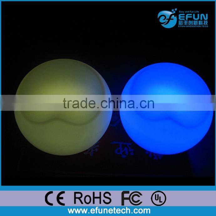 waterproof outdoor bar furniture color change iIlluminated apple sofas with led lights