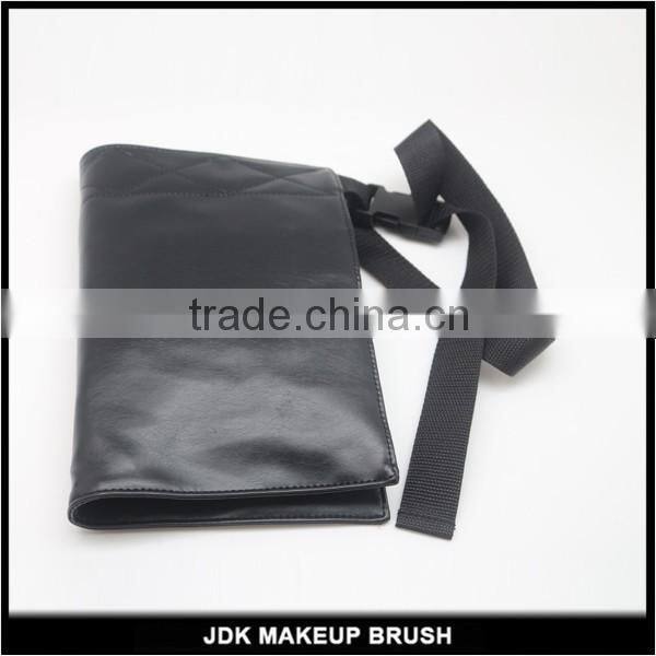 JDK Cosmetics Professional PU leather Makeup Apron Pouch with Makeup Artist Brush Belt