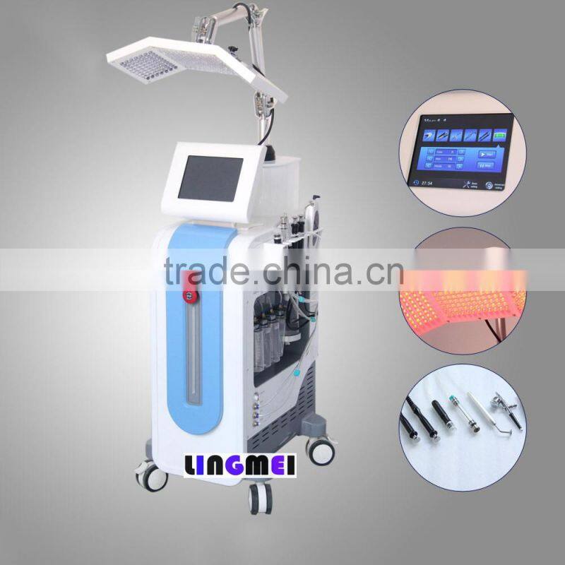 LINGMEI beauty skin scrubber PDT Water oxygen jet peel pdt system beauty spa equipment
