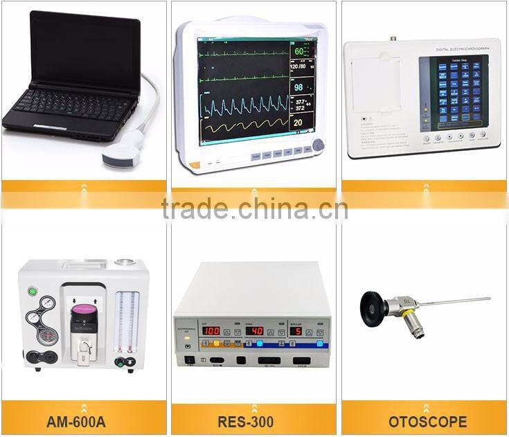 Portable Ultrasound Scanner with Convex probe transvaginal micro-convex rectal probe optional video printer