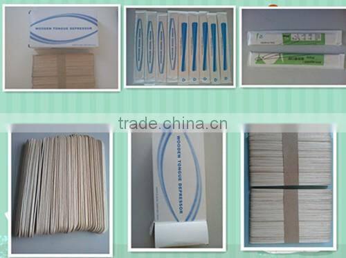 Individual Four-side Sealing Paper bag Wooden Tongue Depressor