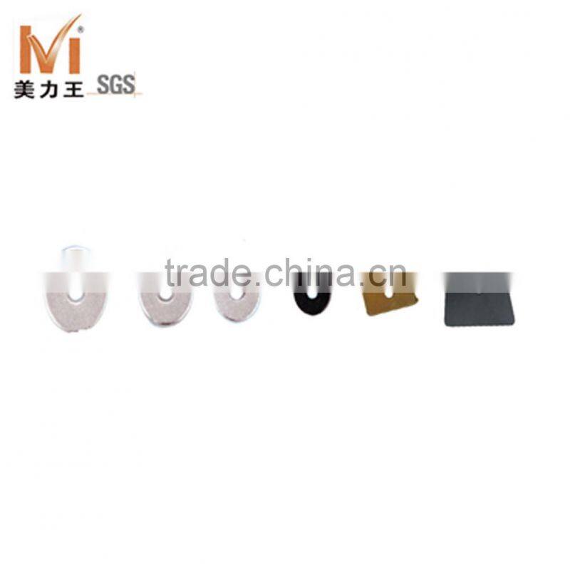 round shape iron plate magnetic door catch