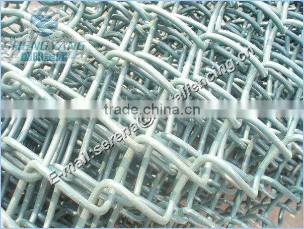 galvanized chain link fence factory (in China)