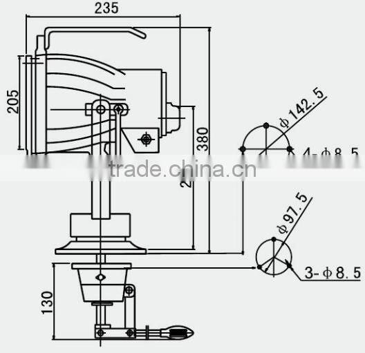 High light effect and long use life ship Spot light