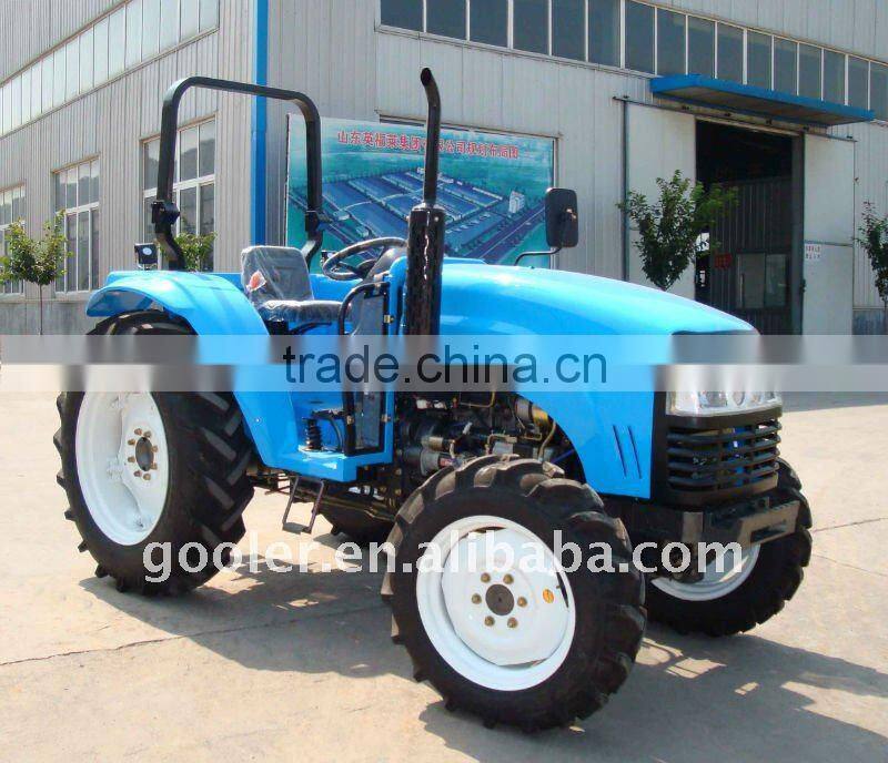 Tractor, High quality DQ554 Farm Cabin tractor, wheeled tractor in agriculture, 55HP, 4x4, luxury cabin