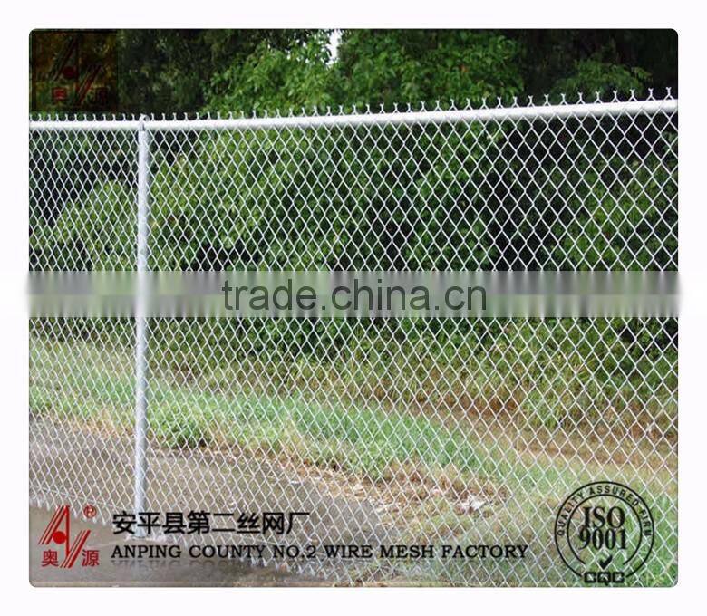 Diamond wire fence ,hot dipped galvanized chain link fence ,chain link fence prices