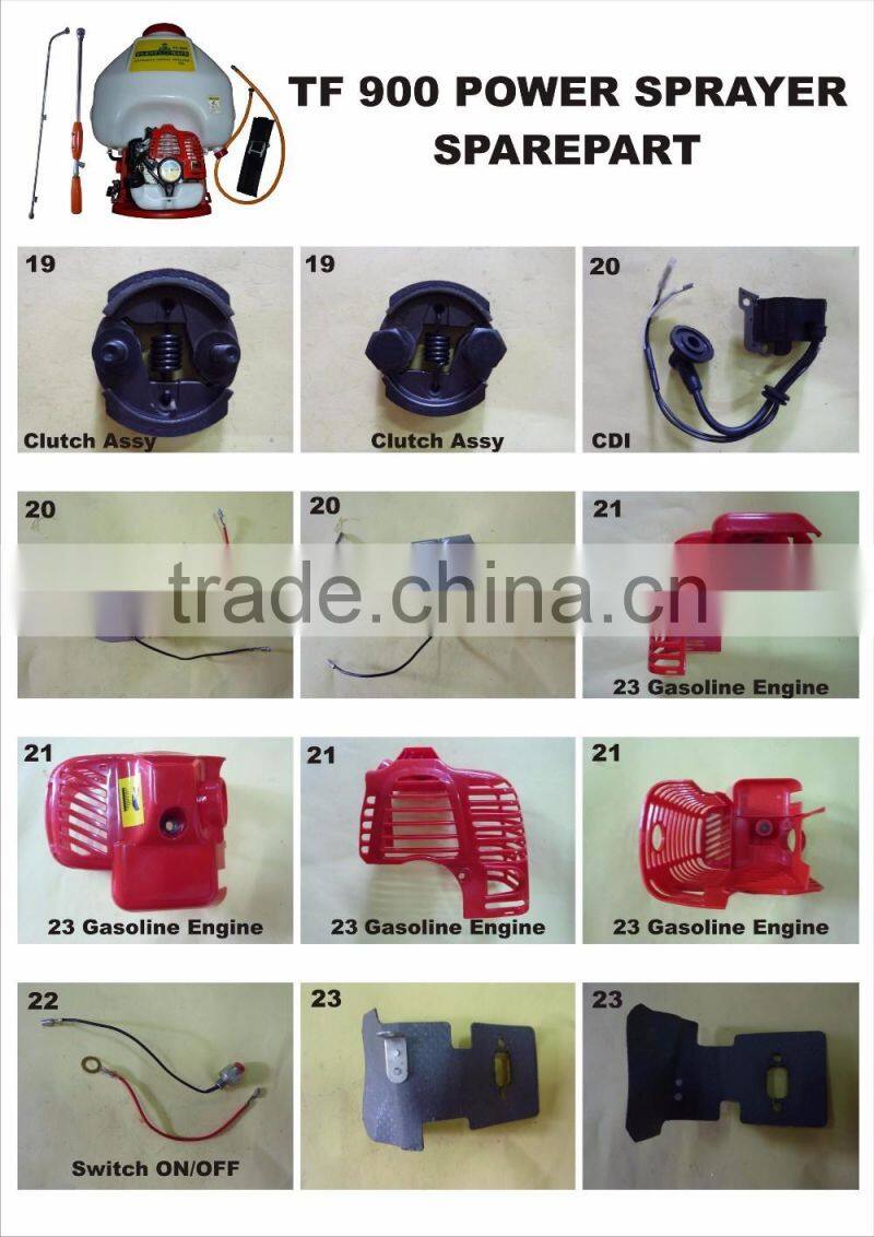 TU26, TF900 SPRAYER ENGINE SPARE PARTS