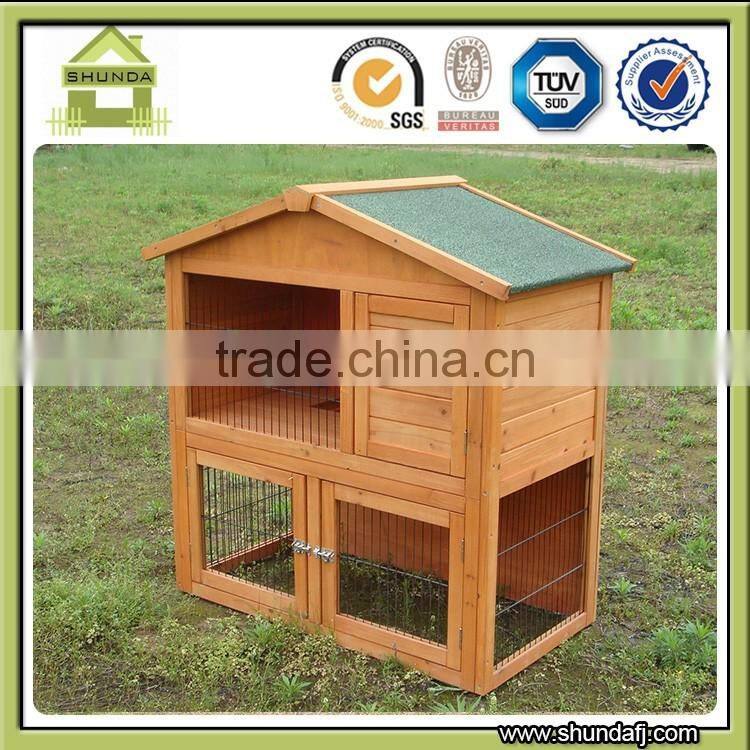 SDR009 Two Layer Cheap Rabbit cage Wooden Rabbit Hutch Rabbit House