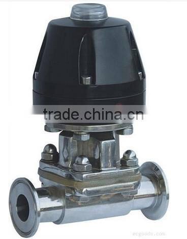Sanitary stainless steel pneumatic diaphragm valve