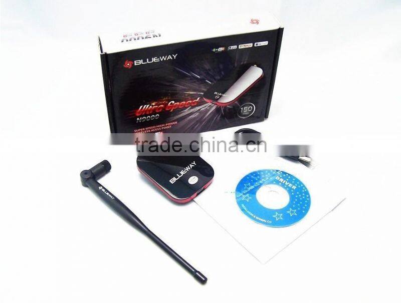 USB WiFi Adapter wireless lan card 150Mbps with wifi antenna 9dbi Wifi Decoder free internet High power Long Range