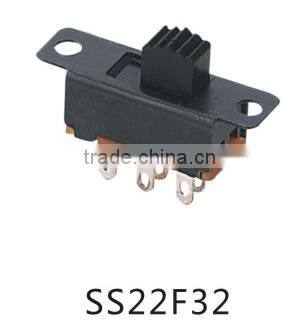 Daier high quality yueqing slide switch/7 pin mini slide switch/3 dpdt slide switch