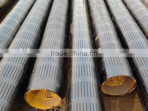 API slotted liner, stainless steel sieve pipe for oil and gas drilling