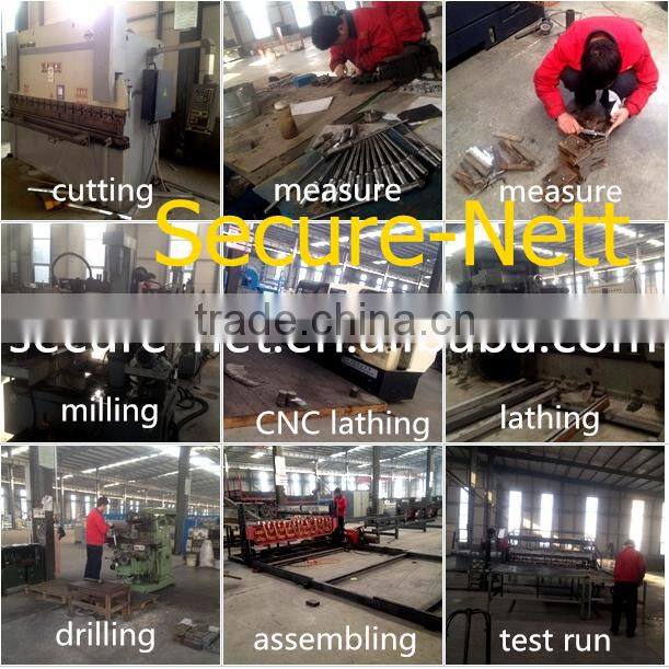 Automatic fencing gabion mesh machine line