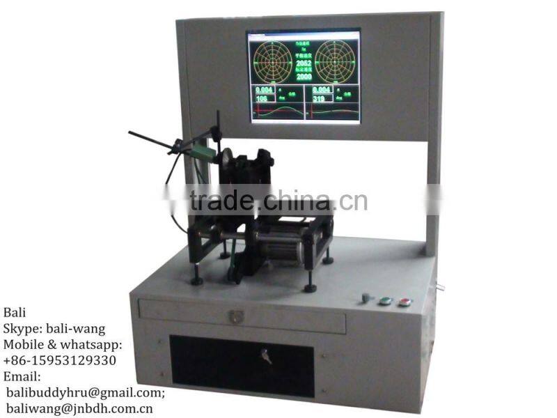 Factory manufacture cheap truck turbo shaft balancing machine price