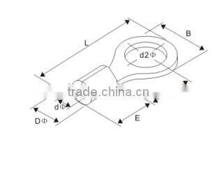 HEIGHT HOT SLAE TO Bare-Side in the First Round /Non-Insulated Ring Terminals with High Quality